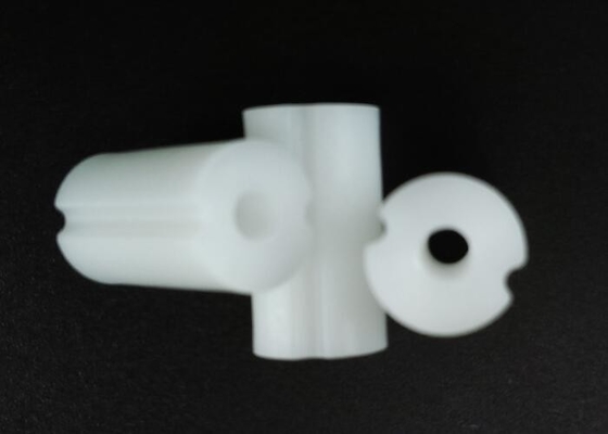 Small Plastic Injection Molding Products , RAL 9011 White POM Spacer Bush 10 X 15mm