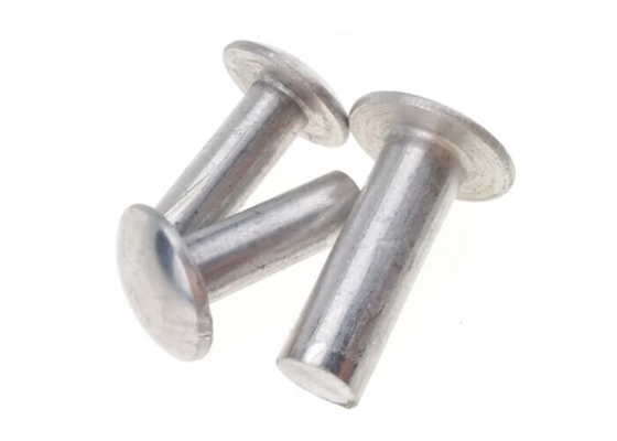 M2 - M12 Carbon Steel Round Head Solid Rivets for Heavy Load DIN660